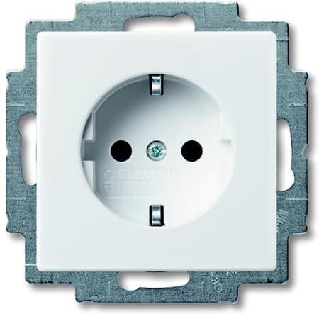 Контакт ШУКО 16A цвят БЯЛ Basic 55 ABB