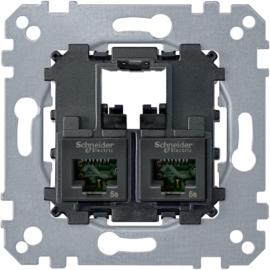 Компютърна розетка 2xRJ45 cat.5E UTP Merten SE