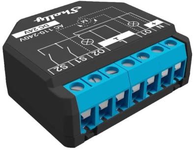 Микромодул Smart реле 2х On/Off или щори 10A изисква неутрала Shelly Plus 2PM - 265031S