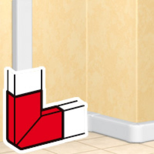 Плосък ъгъл за канал 50х80мм DLP Legrand