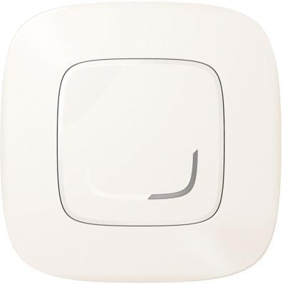 Свързан ключ БЕЗжичен Smart Valena Allure Перла с рамка Legrand с Netatmo