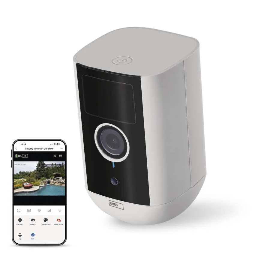 IP Камера 5 MP IP 65 с батерия IP - 210 SNAP Wi - Fi GoSmart EMOS