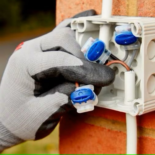 Бърза връзка с гел 3 х 0.34 - 2.5 мм2 за гъвкав/твърд меден проводник IP x 8 17 A 600 V Scotchlok 314 3 M