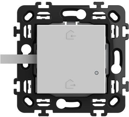 Сценариен Smart ключ 2 мод. " Излизам / Прибирам се  БЕЗжичен с носеща рамка цвят Бял Classia Bticino с Netatmo