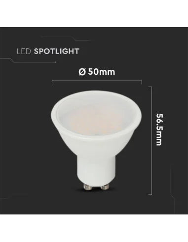 LED Крушка 2.9 W GU 10 SMD Пластик 110 ° 3000 K
