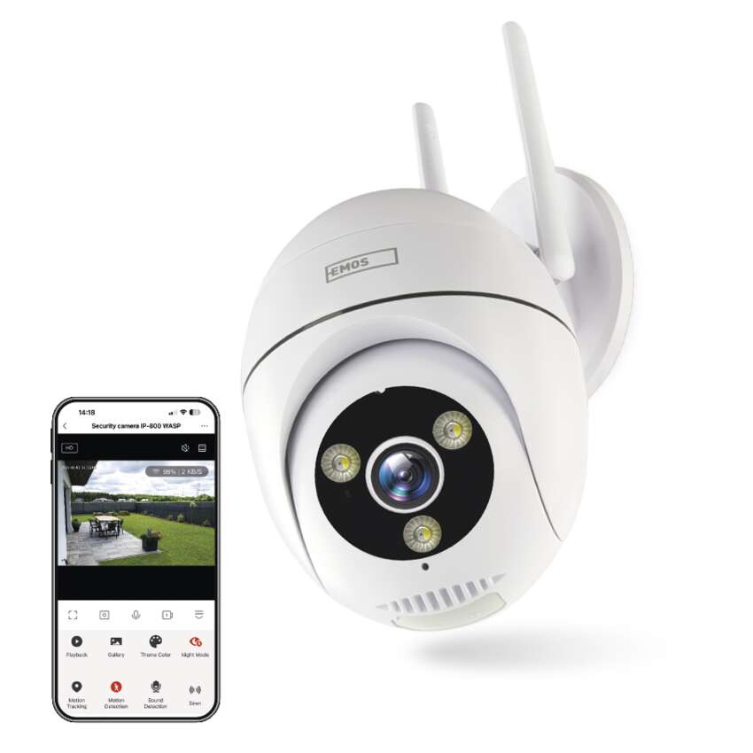 IP Камера 5 MP PTZ 5 Vdc IP 65 IP - 800 WASP Wi - Fi GoSmart EMOS