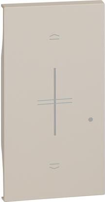 Лицев панел за Smart ключ за щори 2 мод. цвят Крем LNow Bticino с Netatmo