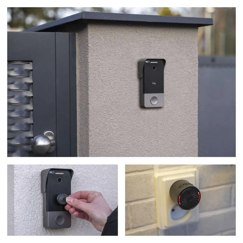 Видео бутон с RFID и звънец 12 Vdc IP - 20PoE Wi - Fi GoSmart EMOS