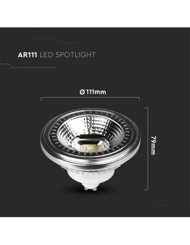LED Крушка AR111 12 W GU 10 4000 K Димируема