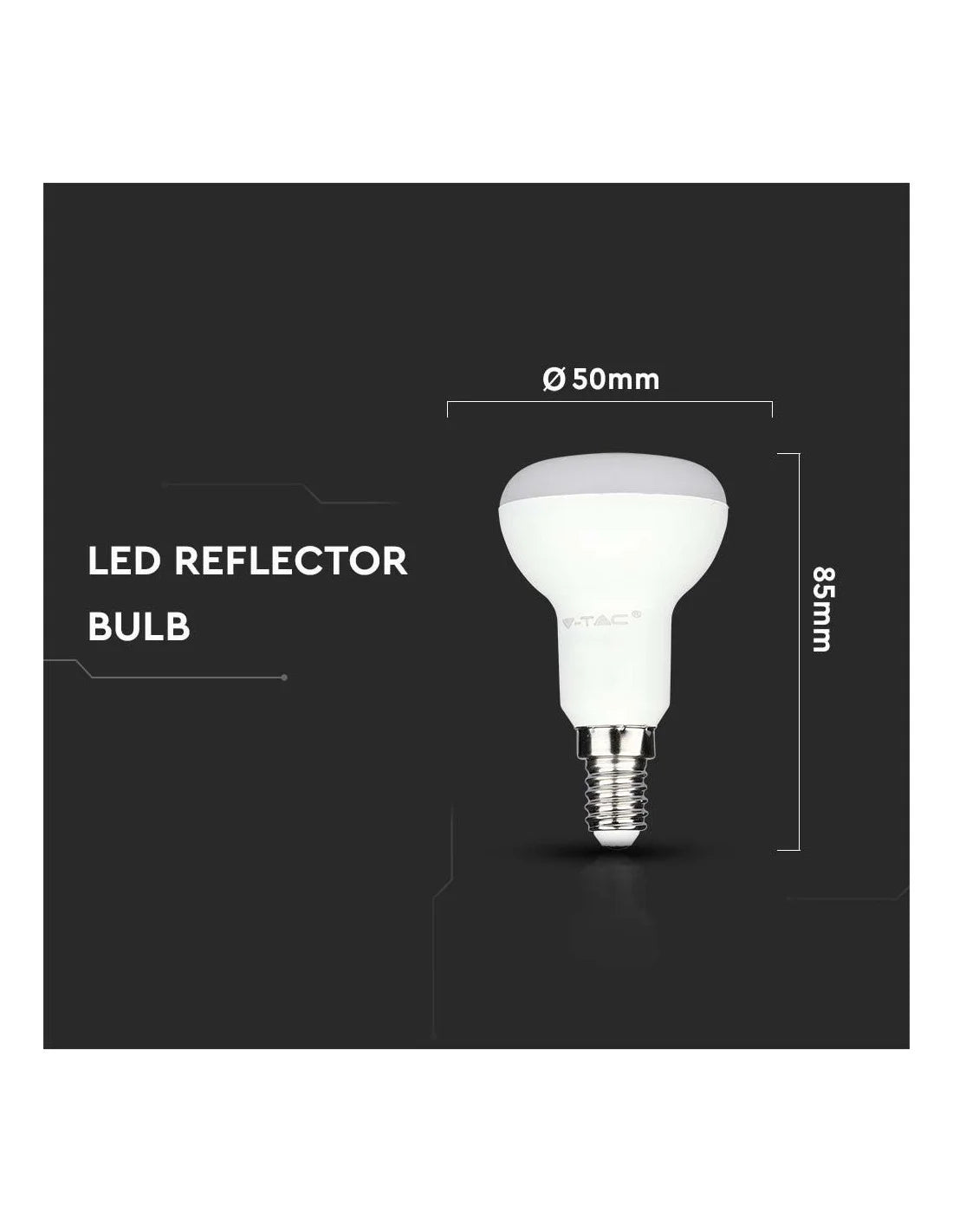 LED Крушка SAMSUNG ЧИП 6 W E 14 R50 4000 K