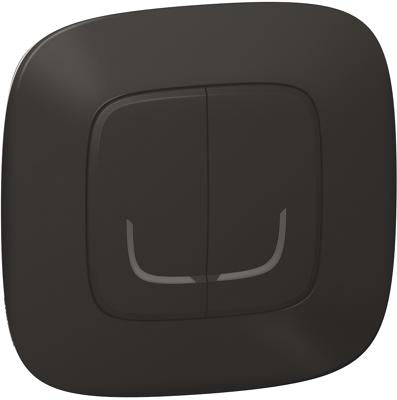 Сериен ключ БЕЗжичен Smart Valena Allure с рамка цвят Черен Legrand с Netatmo