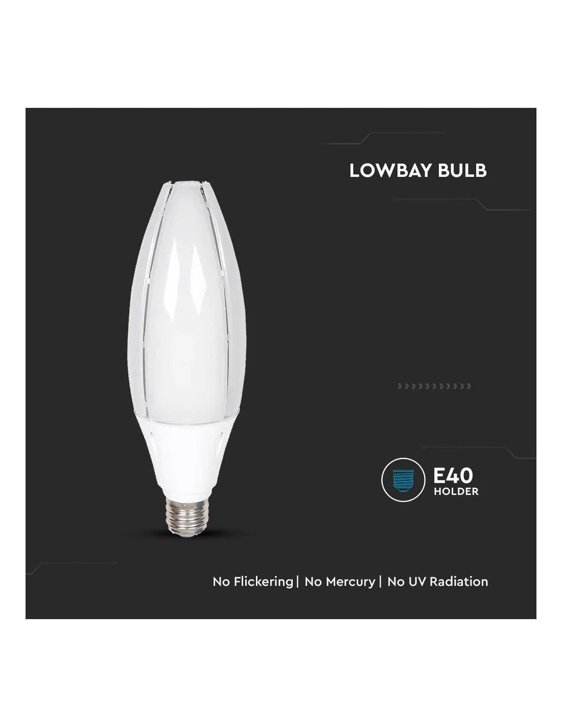 LED Крушка SAMSUNG Чип 60 W E 40 4000 K