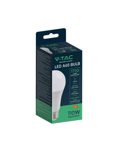 LED Крушка 17 W E 27 A 65 Термо Пластик 3000 K