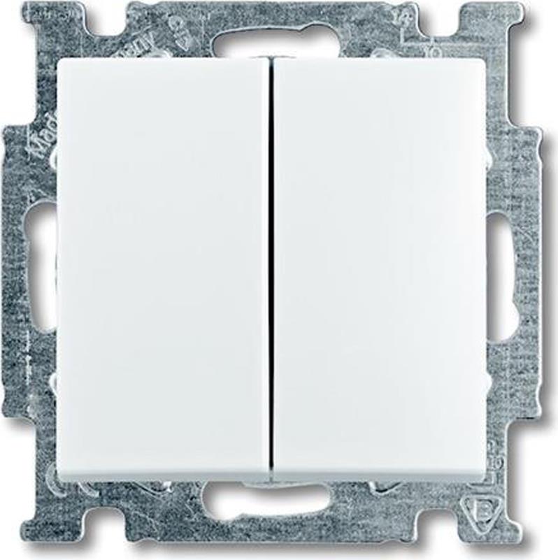 Сериен девиаторен ключ цвят БЯЛ Basic 55 ABB