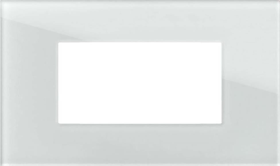 Рамка 4 M , цвят Бяло стъкло , Modul Edge TEM