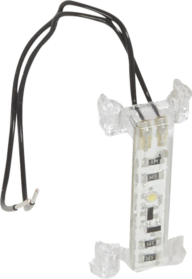 LED лампа за подсветка (бяла) за кръстат ключ 230V 0.15мА Legrand