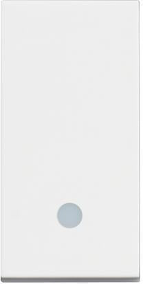 Девиаторен ключ с LED индикация 1 мод. 10A цвят Бял /блистер/ Classia Bticino