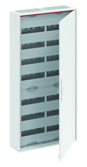 Табло за открит монтаж ComfortLine 7х24мод. CA27V с плътна метална врата и Н и РЕ клеми ABB