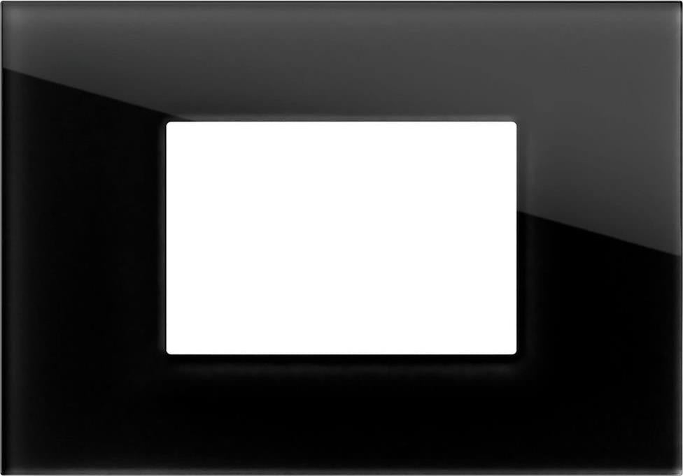 Рамка 3 M , цвят Черно стъкло , Modul Edge TEM