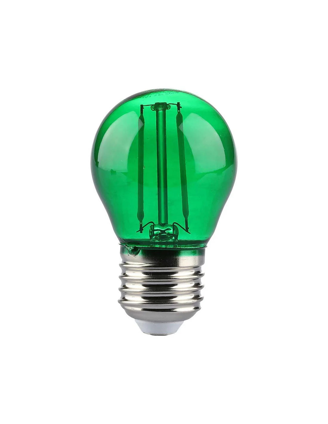 LED Крушка 2 W Filament E 27 G 45 Зелена