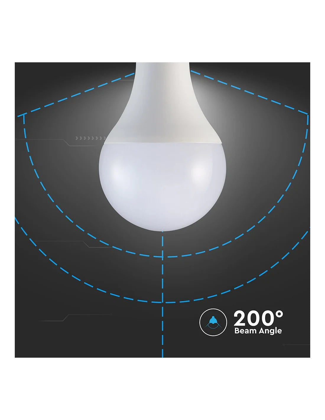 LED Крушка 20 W E27 A 65 Термо Пластик 4000 K