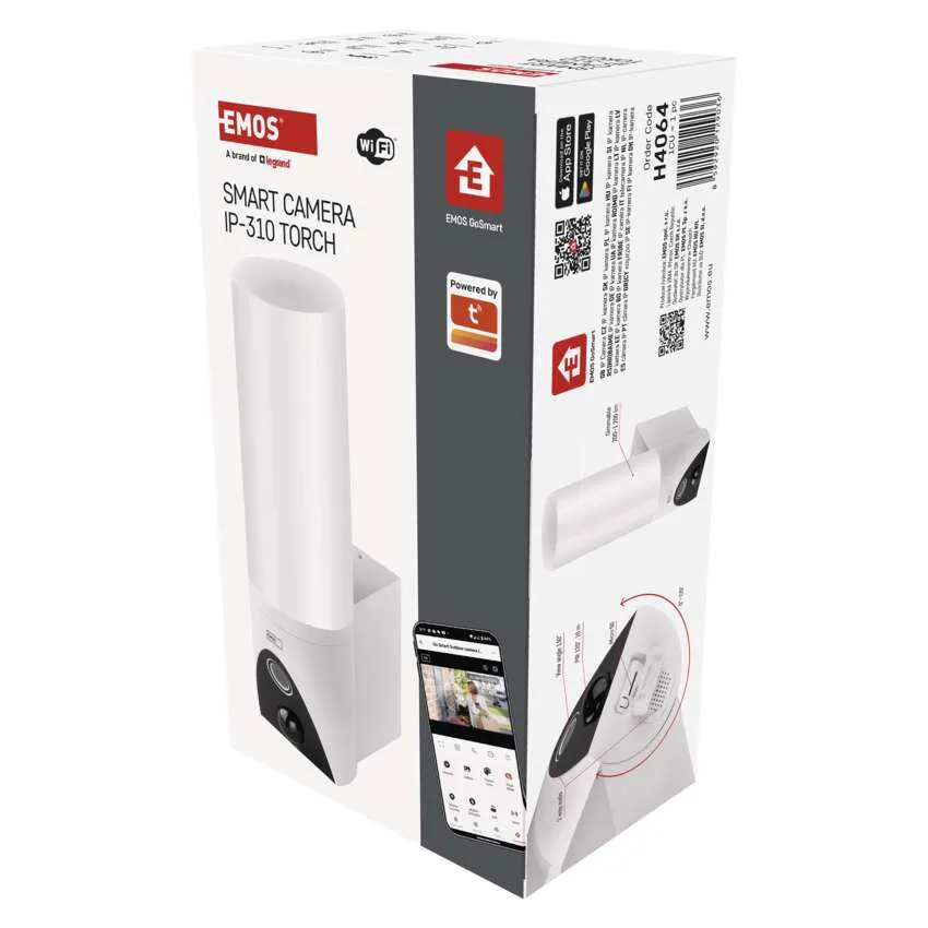 IP Камера 3 MP IP 65 с лампа IP - 310 TORCH бяла Wi - Fi GoSmart EMOS