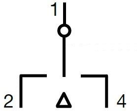 Ум шалтер I - 0 - II DIN монтаж SFT140 40 A 1 P 230 V 1 мод. Hager