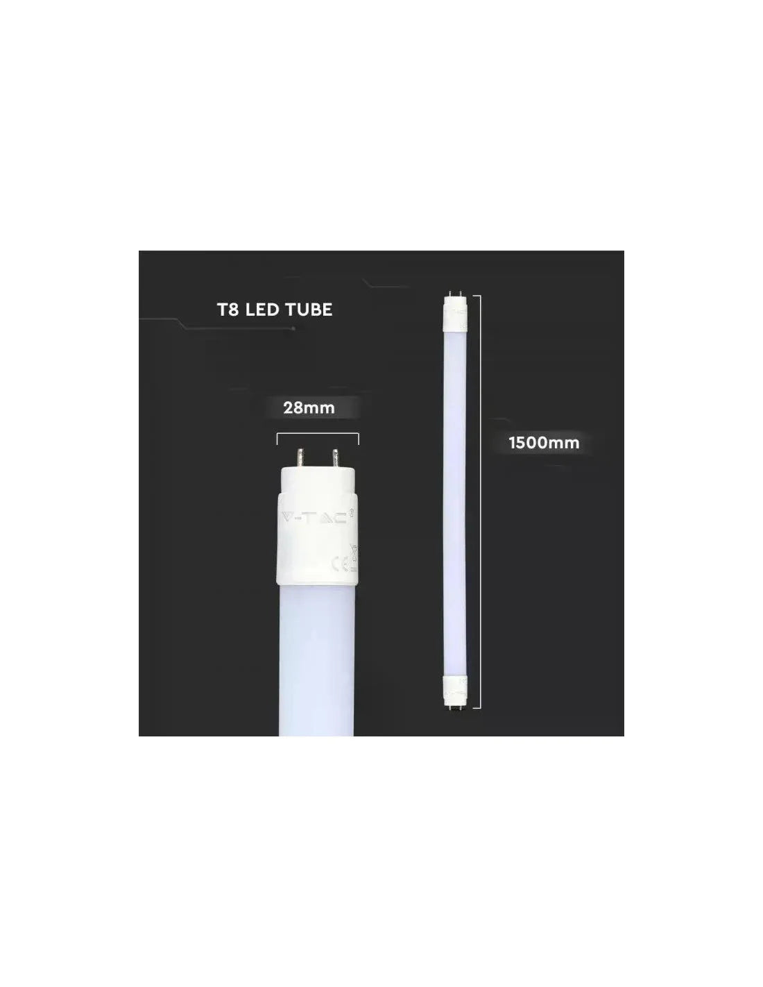 LED Пура SAMSUNG Чип 150 см 24 W G 13 Нано Пластик 4000 К
