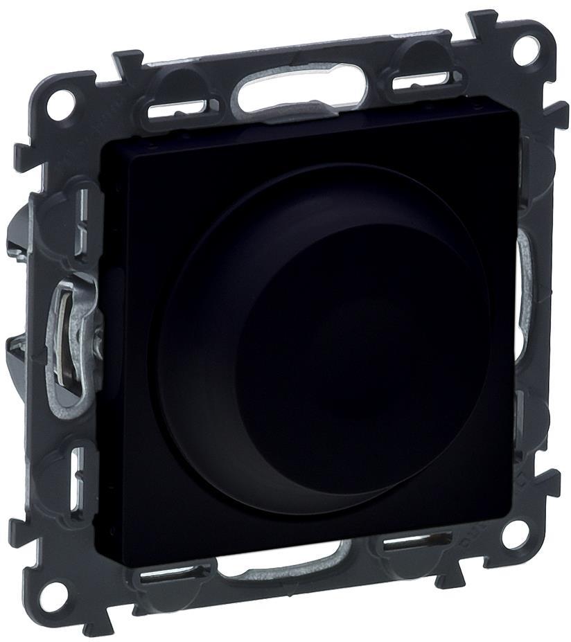 Димер ротативен R=5-300W L=5-300VA LED=5-75W цвят черен Valena Life Legrand