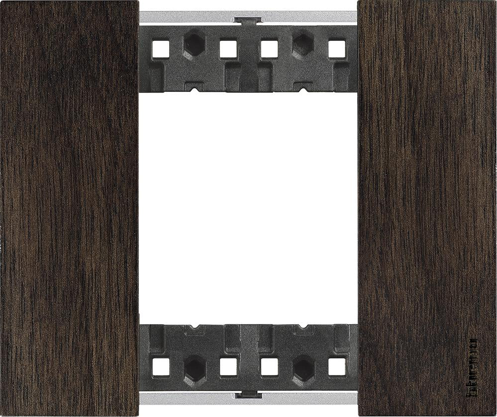 Рамка 2 мод. дървена цвят Орех (Walnut) Living Now Bticino