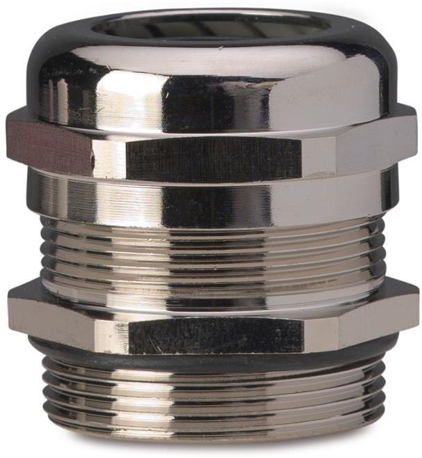 Метален щуцер без гайка ,месингов никелиран М 32 х 1.5 IP68 BM