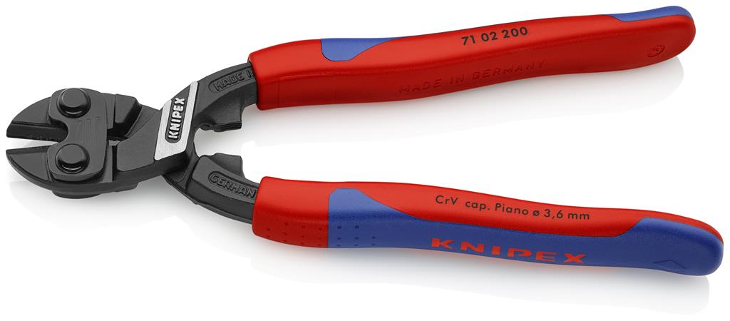 Клещи болторези CoBolt, синьо-червена ръкохватка 200мм, Knipex