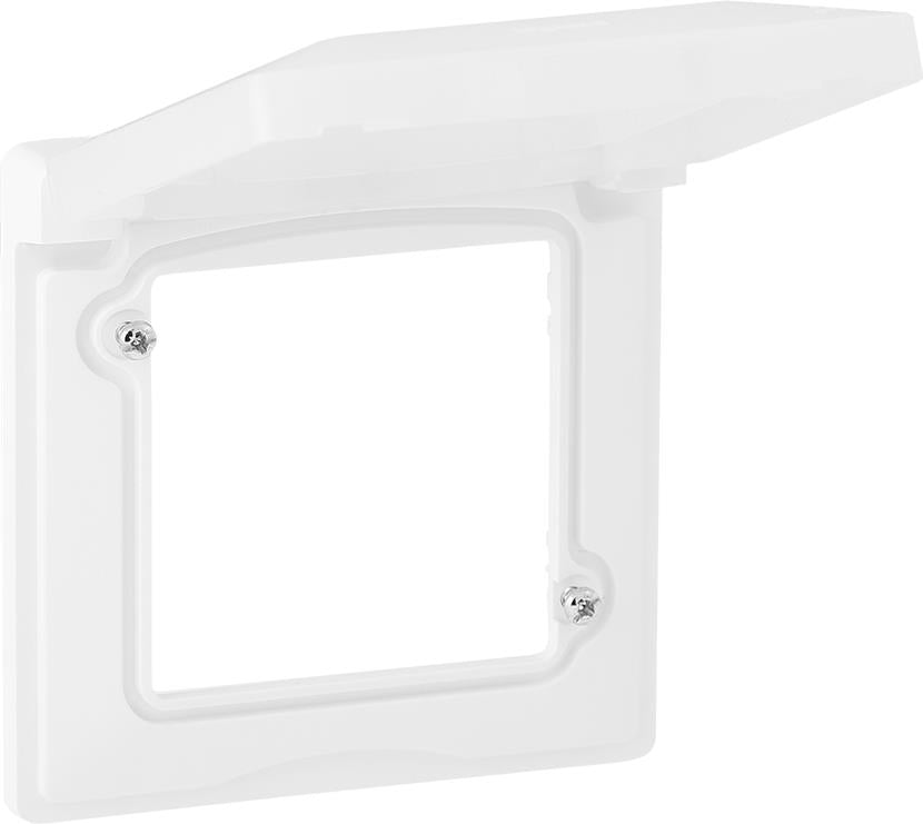 Рамка 1х с капаче IP44 UV защита цвят бял Valena Life Legrand