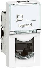 Розетка RJ45 cat.6 FTP 1 мод. Антибактериална Mosaic Legrand