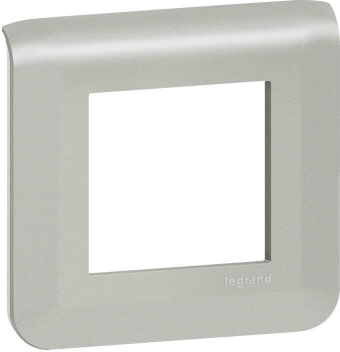 Лицева рамка 2 мод. цвят алуминий Mosaic NEW Legrand