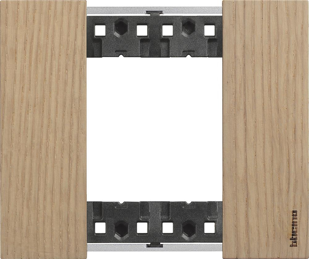 Рамка 2 мод. дървена цвят Дъб (Oak) Living Now Bticino