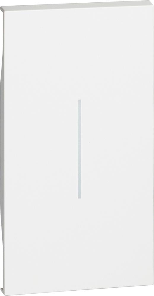 Лицев панел ключ/бутон 2 мод. цвят Бял Living Now Bticino