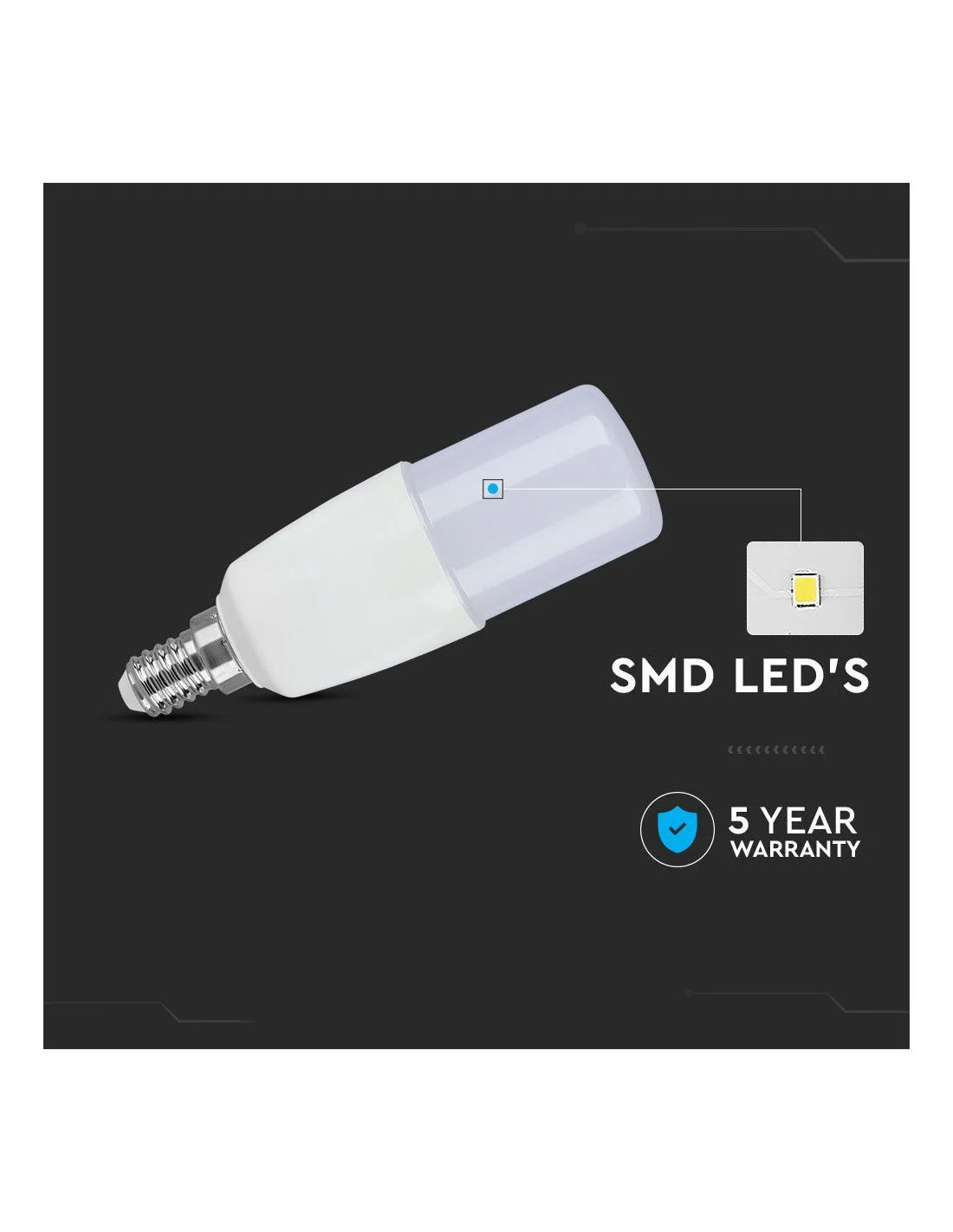 LED Крушка SAMSUNG Чип 7.5 W E 14 T37 3000 K