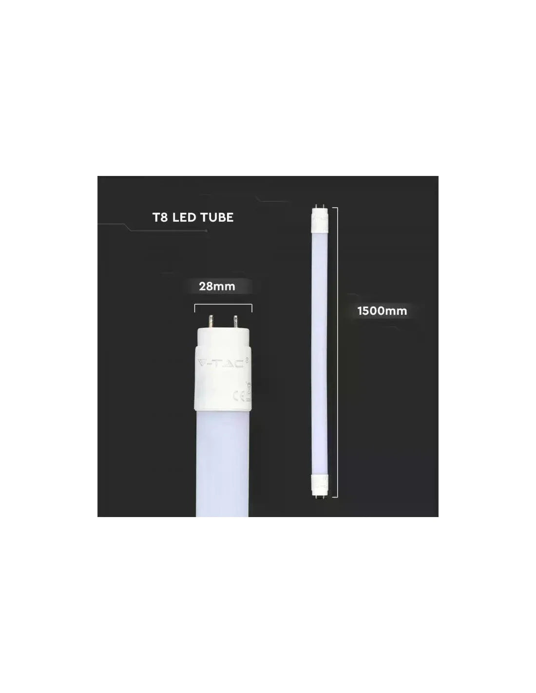 LED Пура SAMSUNG Чип 150 см 20 W G 13 Нано Пластик 4000 К