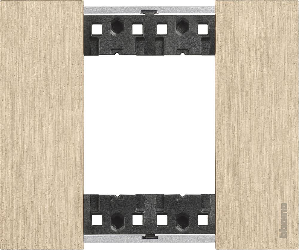 Рамка 2 мод. метална цвят Злато (Gold) Living Now Bticino