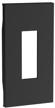 Лицев панел за контакт ИТ.стандарт/Бойлерен ключ 2 мод. цвят Черен Living Now Bticino