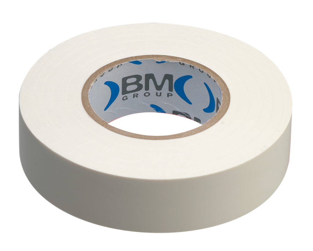 Изолационна лента цвят БЯЛ ESB 0.1 5мм х 19 мм, дължина 25 м BM