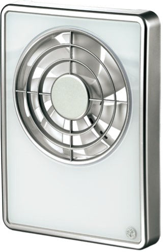 Смарт вентилатор Smart ф 100 / 125 мм , цвят Бял , 133 м3 / ч , до 3,8 W , от 17 dB Blauberg