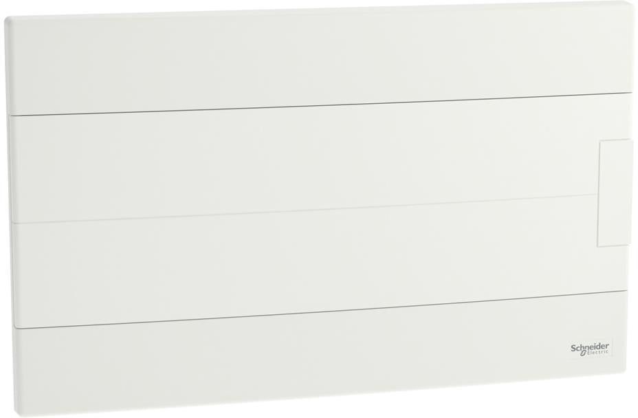 Табло за скрит монтаж 18 мод. Easy 9 EU с бяла плътна врата и Н и РЕ клеми SE