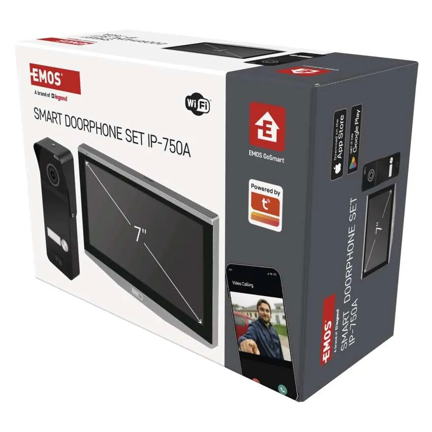 Видео - домофон комплект 7 " дисплей и входен панел с RFID четец IP - 750 A Wi-Fi GoSmart EMOS