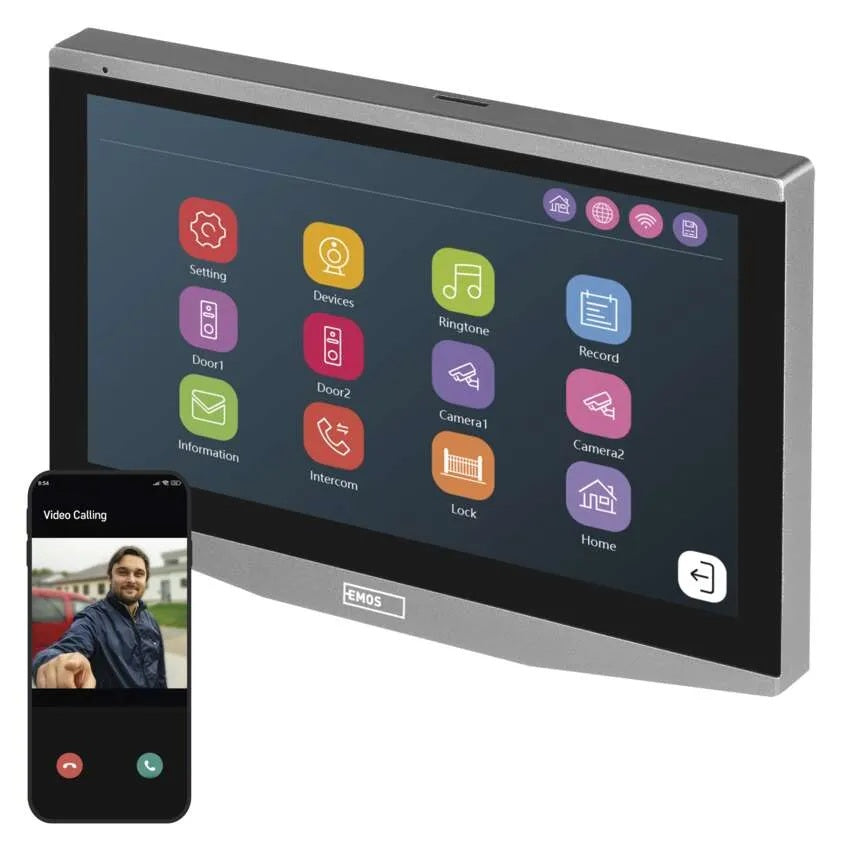 Видео дисплей 7 " допълнителен IP - 750 B Wi-Fi GoSmart EMOS