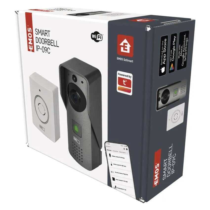 Видео бутон и звънец 12 Vdc IP - 09 C Wi - Fi GoSmart EMOS