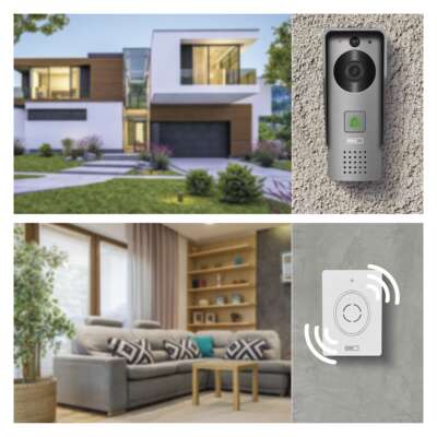 Видео бутон и звънец 12 Vdc IP - 09 C Wi - Fi GoSmart EMOS