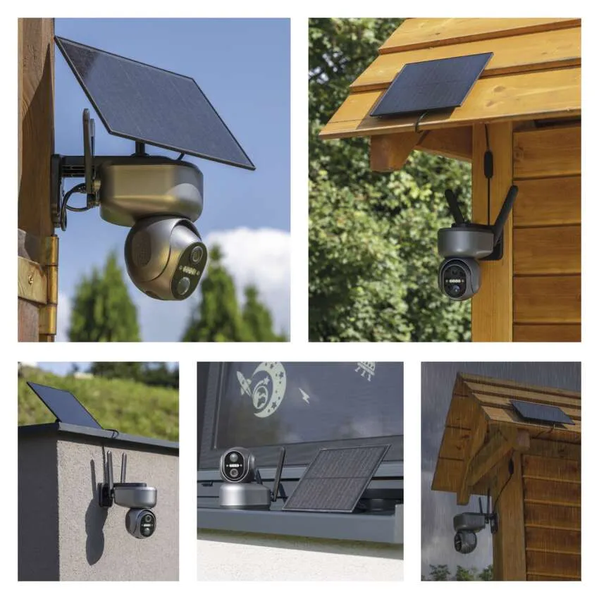 IP Камера 3MP PTZ IP 65 със соларен панел IP-  6000 OWL 4 G GoSmart EMOS