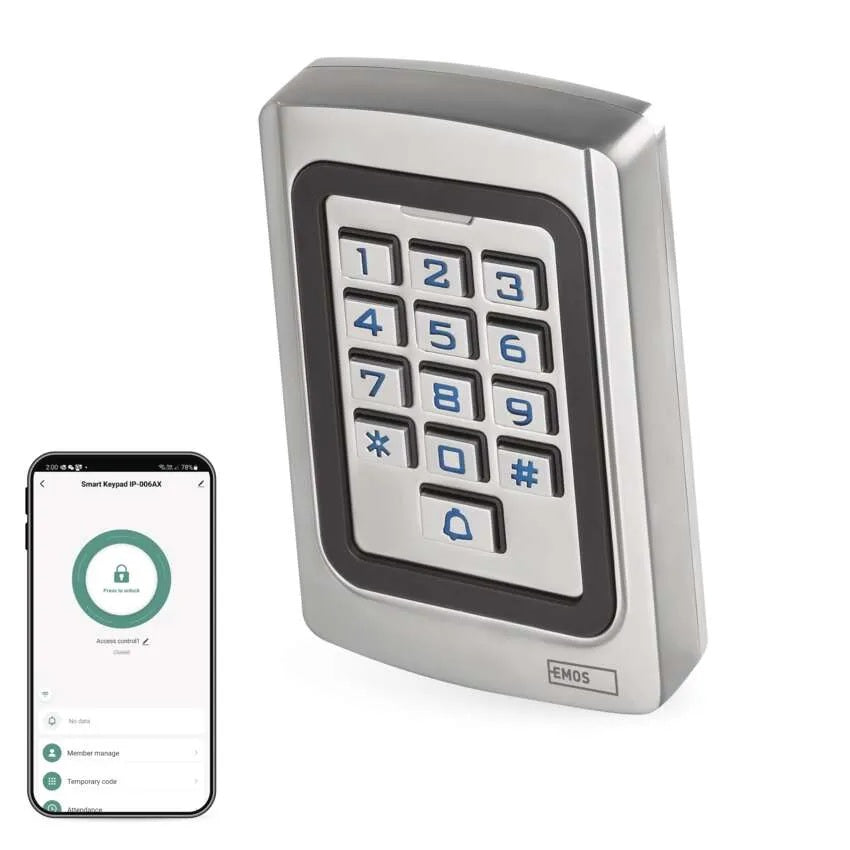 Самостоятелен четец с клавиатура за контрол на достъп IP - 006 AX Wi - Fi GoSmart EMOS